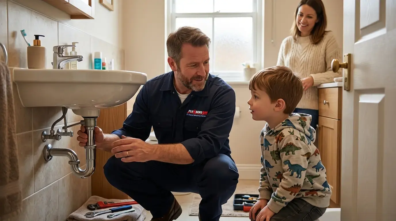 Licensed plumber at work in Lombard, IL